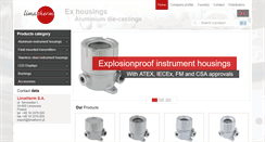 Desktop Screenshot of limatherm.com