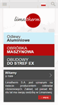 Mobile Screenshot of limatherm.pl