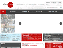 Tablet Screenshot of limatherm.pl